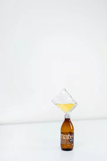 Product Photography Glass and Bottle